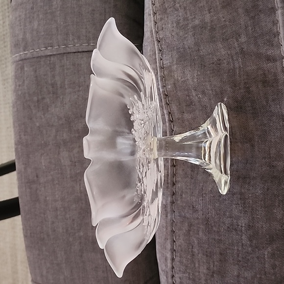 Mikasa Crystal - Christmas Bon Bon Dish, vintage - Picture 6 of 8